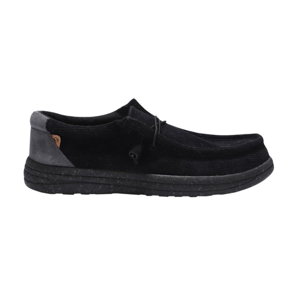 Lamo Men’s Paul Slip-On Shoes Black Corduroy | Comfortable Casual Loafers